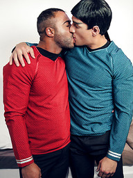 Star Trek : A Gay XXX Parody Part 2 - PHOTOS - Jordan Boss ,Micah Brandt